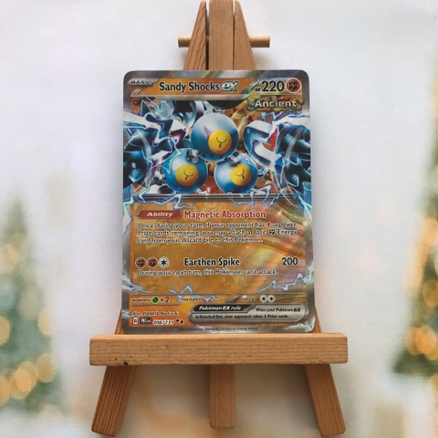 Thẻ hình Pokemon Sandy Shocks ex 056/131 - Lá bài lẻ Prismatic Evolutions Ultra Rare tiếng Anh chính hãng