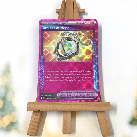 Thẻ hình Pokemon Amulet of Hope 162/191 - Lá bài lẻ Surging Sparks Ace Spec Rare tiếng Anh chính hãng