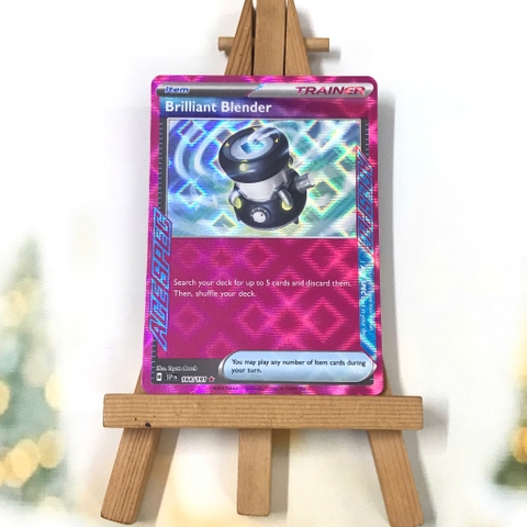 Thẻ hình Pokemon Brilliant Blender 164/191 - Lá bài lẻ Surging Sparks Ace Spec Rare tiếng Anh chính hãng