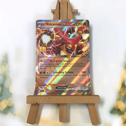Thẻ hình Pokemon Volcanion ex 031/159 - Lá bài lẻ Journey Together Ultra Rare tiếng Anh chính hãng