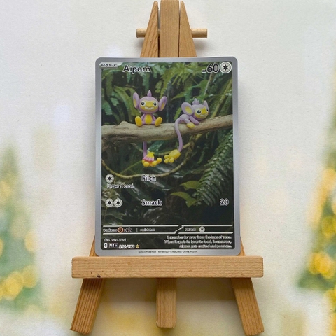 Thẻ hình Pokemon Aipom 211/182 - Lá bài lẻ Paradox Rift Illustration Rare tiếng Anh chính hãng