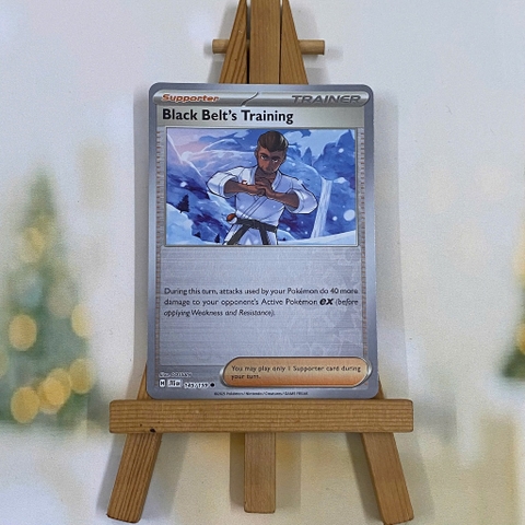 Thẻ hình Pokemon Black Belt's Training 145/159 - Lá bài lẻ Journey Together Common Reverse Holo tiếng Anh chính hãng