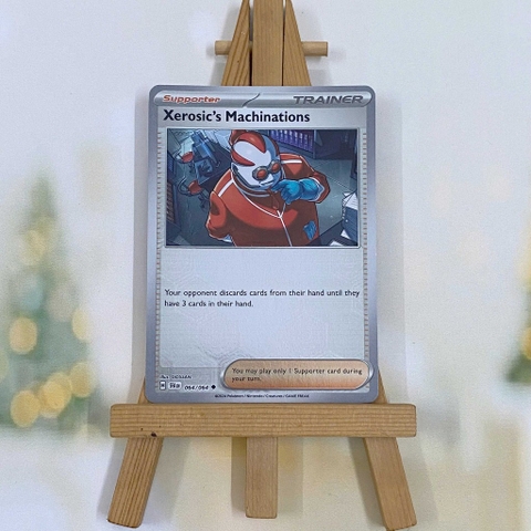 Thẻ hình Pokemon Xerosic's Machinations 064/064 - Lá bài lẻ Shrouded Fable Uncommon Reverse Holo tiếng Anh chính hãng