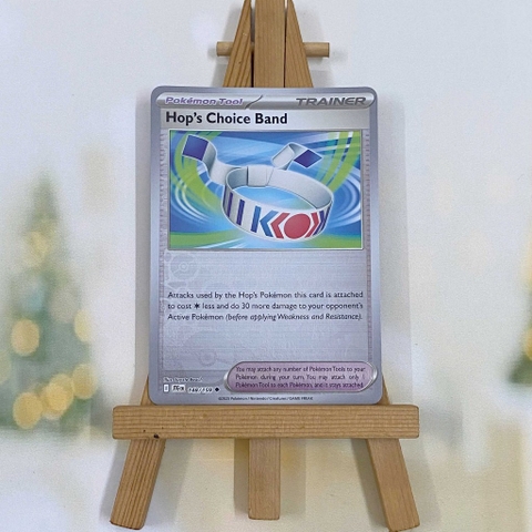 Thẻ hình Pokemon Hop's Choice Band 148/159 - Lá bài lẻ Journey Together Uncommon Reverse Holo tiếng Anh chính hãng