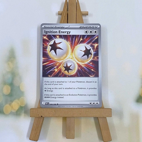 Thẻ hình Pokemon Ignition Energy 086/086 - Lá bài lẻ White Flare Uncommon Reverse Holo tiếng Anh chính hãng