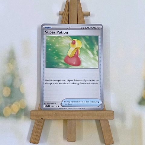 Thẻ hình Pokemon Super Potion 158/159 - Lá bài lẻ Journey Together Uncommon Reverse Holo tiếng Anh chính hãng