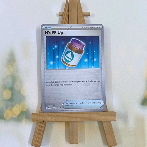 Thẻ hình Pokemon N's PP Up 153/159 - Lá bài lẻ Journey Together Uncommon Reverse Holo tiếng Anh chính hãng