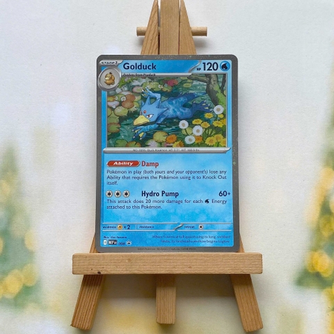 Thẻ hình Pokemon Golduck MEP008 - Lá bài lẻ Mega Evolution Promo tiếng Anh chính hãng