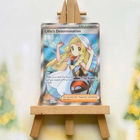 Thẻ hình Pokemon Lillie's Determination 169/132 - Lá bài lẻ Mega Evolution Full Art Ultra Rare tiếng Anh chính hãng