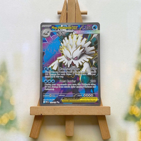 Thẻ hình Pokemon Mega Abomasnow ex 157/132 - Lá bài lẻ Mega Evolution Full Art Ultra Rare tiếng Anh chính hãng