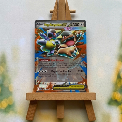 Thẻ hình Pokemon Mega Kangaskhan ex 104/132 - Lá bài lẻ Mega Evolution Ultra Rare tiếng Anh chính hãng