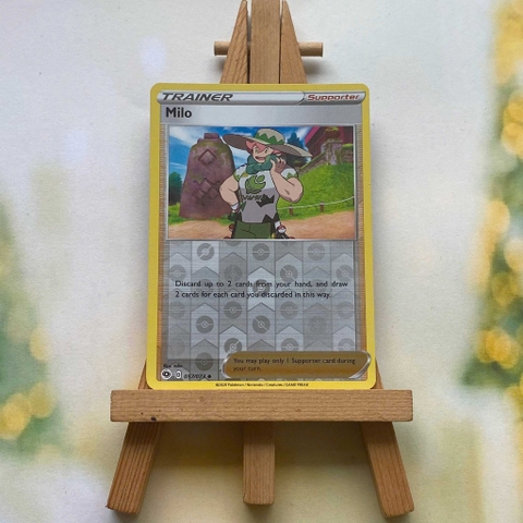 Thẻ hình Pokemon Milo 057/073 - Lá bài lẻ Champion's Path Uncommon Reverse Holo tiếng Anh chính hãng