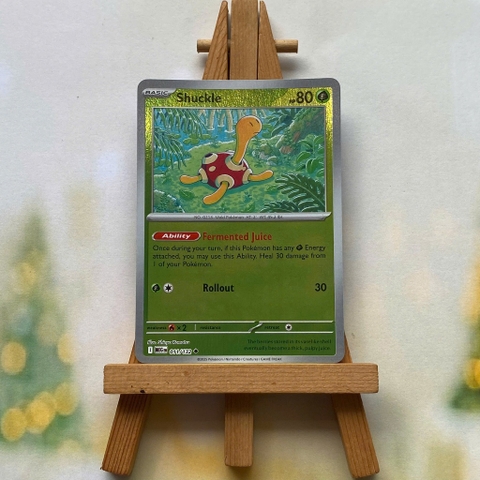 Thẻ hình Pokemon Shuckle 011/132 - Lá bài lẻ Mega Evolution Uncommon Reverse Holo tiếng Anh chính hãng