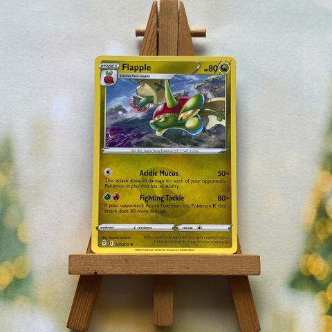 Thẻ hình Pokemon Flapple 120/203 - Lá bài lẻ Evolving Skies Rare tiếng Anh