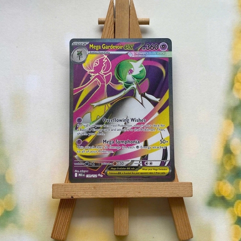 Thẻ hình Pokemon Mega Gardevoir ex 159/132 - Lá bài lẻ Mega Evolution Full Art Ultra Rare tiếng Anh chính hãng