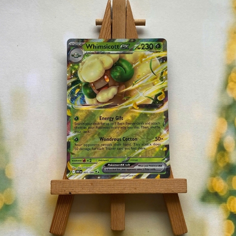 Thẻ hình Pokemon Whimsicott ex 005/086 - Lá bài lẻ White Flare Ultra Rare tiếng Anh chính hãng