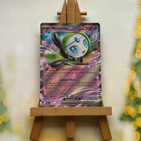 Thẻ hình Pokemon Meloetta ex 044/086 - Lá bài lẻ Black Bolt Ultra Rare tiếng Anh chính hãng