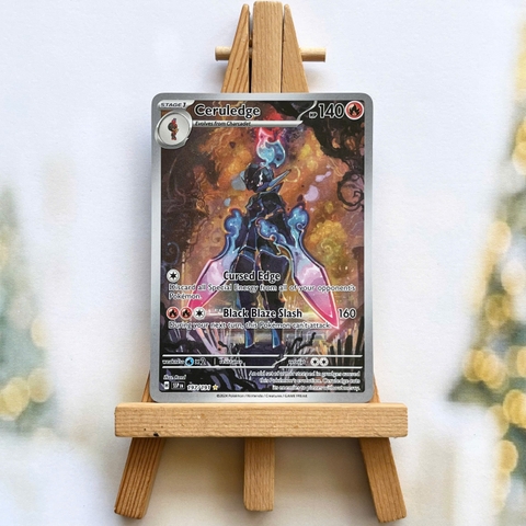 Thẻ hình Pokemon Ceruledge 197/191 - Lá bài lẻ Surging Sparks Illustration Rare tiếng Anh chính hãng