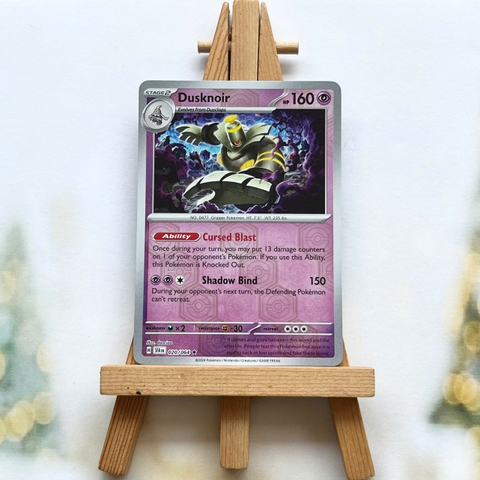 Thẻ hình Pokemon Dusknoir 020/064 - Lá bài lẻ Shrouded Fable Rare Reverse Holo tiếng Anh chính hãng