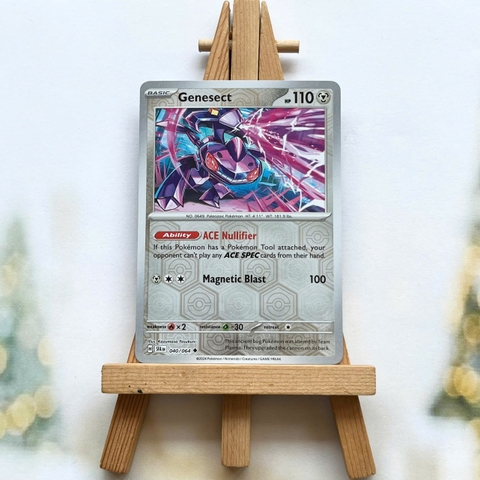 Thẻ hình Pokemon Genesect 040/064 - Lá bài Scarlet & Violet Shrouded Fable Uncommon Reverse Holo tiếng Anh chính hãng