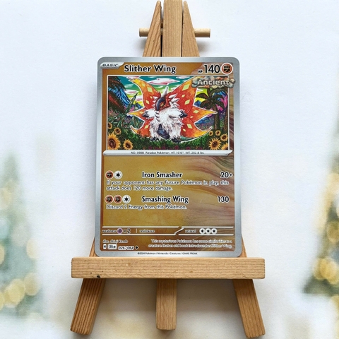 Thẻ hình Pokemon Slither Wing 026/064 - Lá bài Scarlet & Violet Shrouded Fable Uncommon Reverse Holo tiếng Anh chính hãng