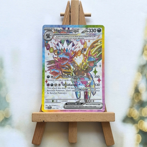Thẻ hình Pokemon Hydreigon ex 223/191 - Lá bài lẻ Surging Sparks Full Art Secret Rare tiếng Anh chính hãng