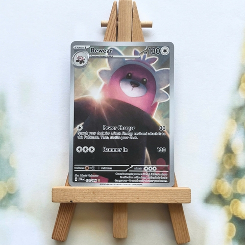 Thẻ hình Pokemon Bewear 079/064 - Lá bài Scarlet & Violet Shrouded Fable Illustration Rare tiếng Anh chính hãng