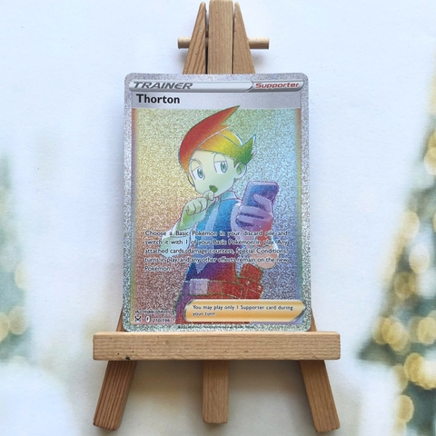 Thẻ hình Pokemon Thorton 210/196 - Lá bài lẻ Lost Origin Hyper Rare tiếng Anh chính hãng