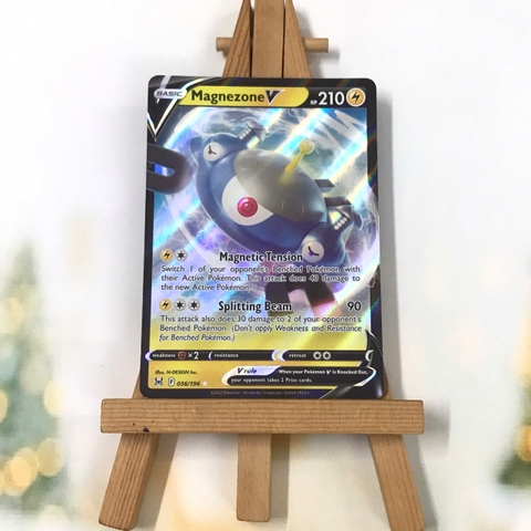 Thẻ hình Pokemon Magnezone V 056/196 - Lá bài Lost Origin Ultra Rare tiếng Anh chính hãng