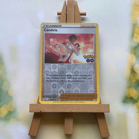 Thẻ hình Candela 065/078 - Lá bài lẻ Pokemon GO Uncommon Reverse Holo tiếng Anh chính hãng