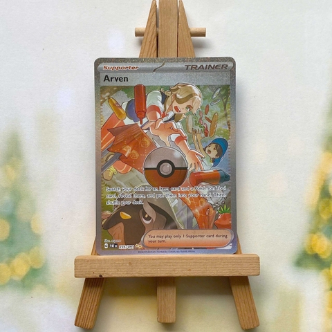 Thẻ hình Pokemon Arven 235/091 - Lá bài lẻ Paldean Fate Special Illustration Rare tiếng Anh chính hãng