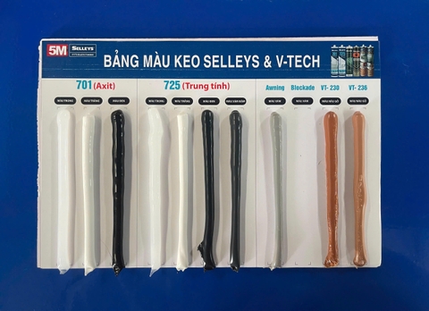 Keo silicone 725 Xám (A500)