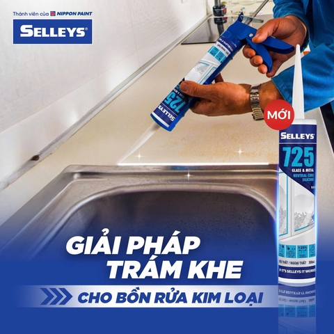Keo silicone 725 Xám (A500)