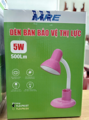 Đèn led bàn học MPE 5W màu hồng