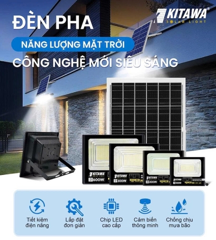 Đèn pha NLMT 200W Kitawa BDP26.200 chống nước IP67