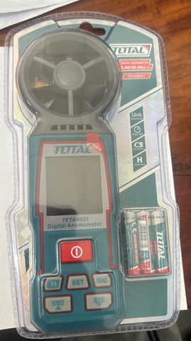 Máy đo tốc độ gió kỹ thuật số Total TETAN031