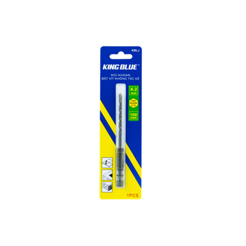 Mũi khoan (không tắc kê) KingBlue KBKJ-4.2*100