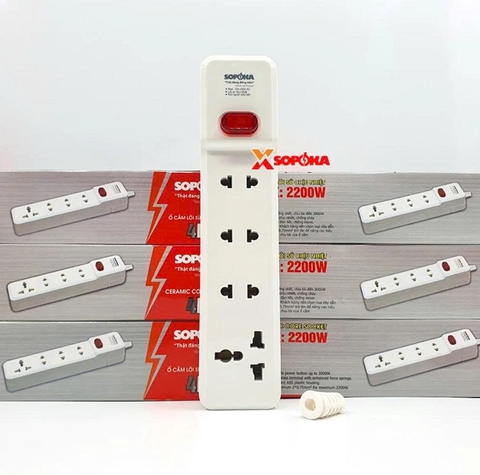 Ổ cắm không dây 2200W 4M-0 Sopoka