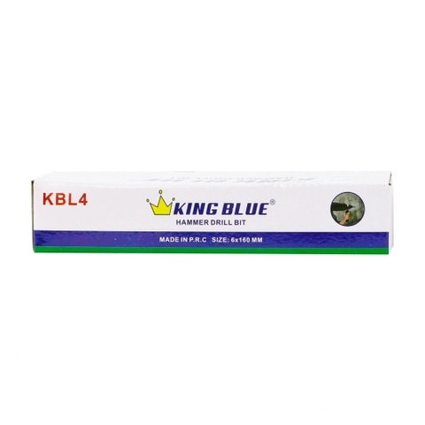 Mũi khoan bê tông 4 cạnh Kingblue KBL4-06*160