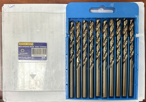 Mũi khoan inox đặc chủng 8mm Bogo-Shin