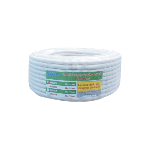 Ống ruột gà W16 màu trắng