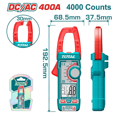 Kìm đo AC kỹ thuật số Total