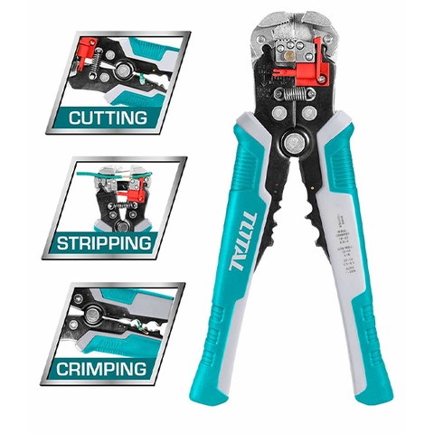 Kìm tuốt dây điện tự động Total THT15246