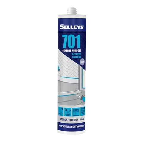 Keo Silicone 701 trong (A300) Selleys