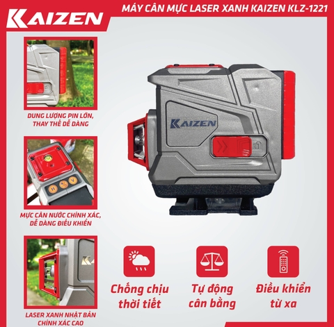 Máy laser 12 tia Kaizen KLZ-1221