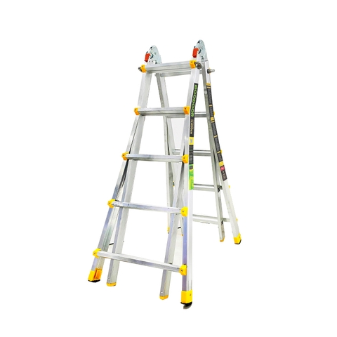 Thang nhôm rút lồng trắng 2m5 Boodoor BRL25