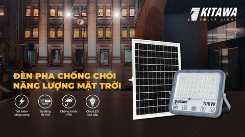 Đèn pha NLMT Kitawa 100W DP15.100
