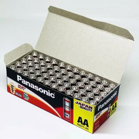 Pin Tiểu Panasonic AA R6DT-4S màu đỏ
