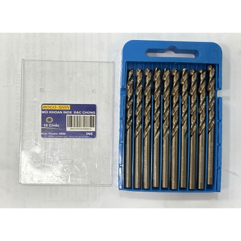 Mũi khoan inox đặc chủng Bogo-Shin 6mm