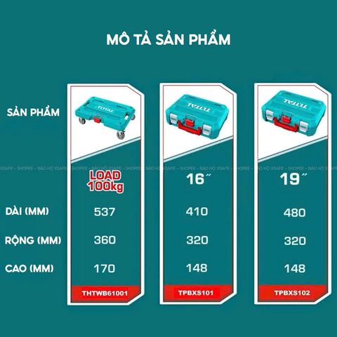 Hộp đựng đồ nghề 16 in Total